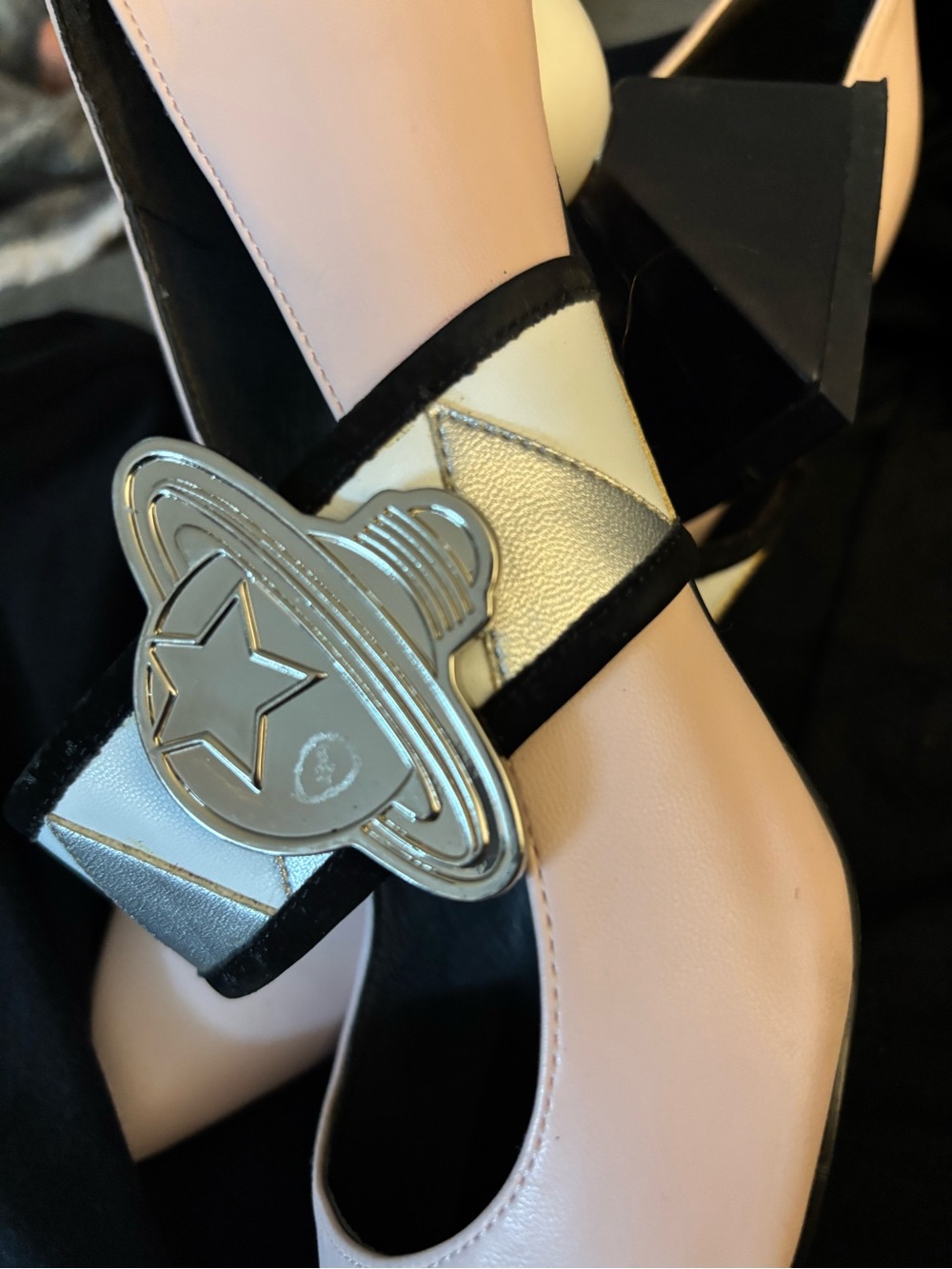 House of Avenues - modern Pink Pointed Mary Jane Heels - Picture 3 of 6